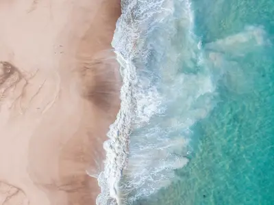 Beach — after