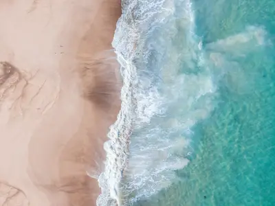 Beach — before